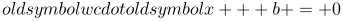 oldsymbol{w}cdotoldsymbol{x} + b = 0