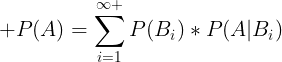 large p(asum_{i=1infty}p(b_{i*p(a|b_{i)