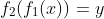 f_2(f_1(x))=y
