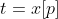 t=x[p]