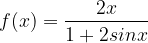 J f(3) = 1 ) 1 + 2 sinc