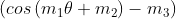 \left ( cos\left ( m_{1}\theta +m_{2} \right )-m_{3} \right )