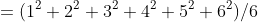 egin{align*}	ext{EV}(g)&=(1^2+2^2+3^2+4^2+5^2+6^2)/6&=(1+4+9+16+25+36)/6=91/6=15.17end{align*}