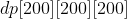 dp[200][200][200]