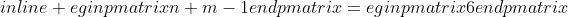 egin{pmatrix}n+m-1
end{pmatrix}=egin{pmatrix}6end{pmatrix}